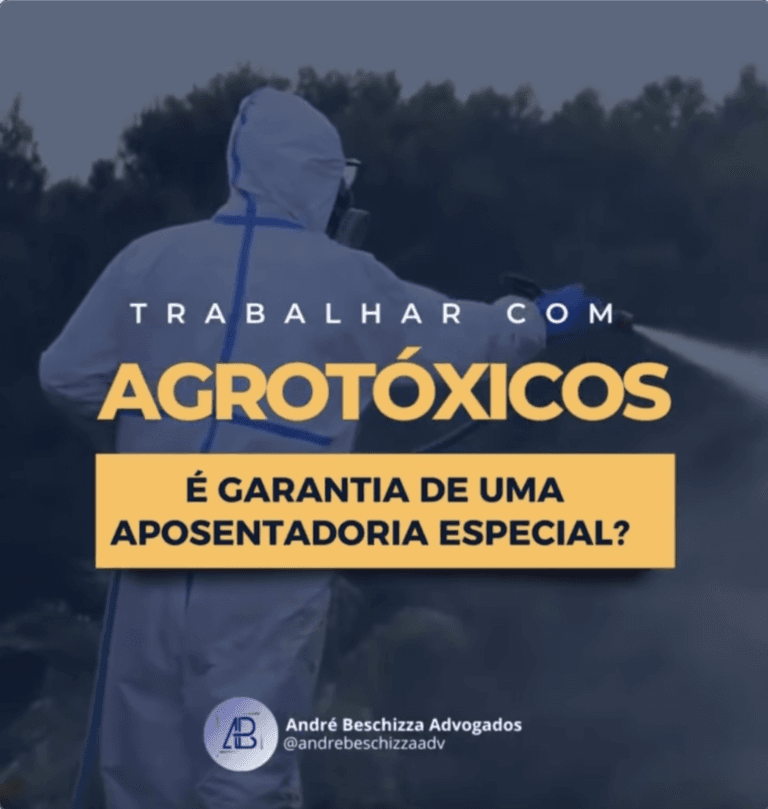 trabalhar com agrotóxico