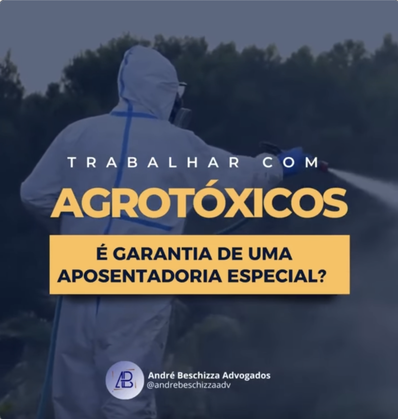 trabalhar com agrotóxico