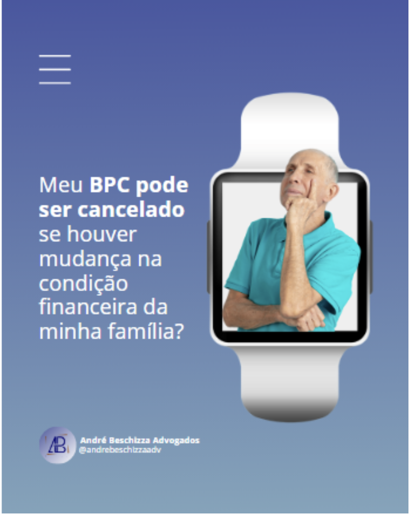 Meu BPC pode ser cortado ou cancelado