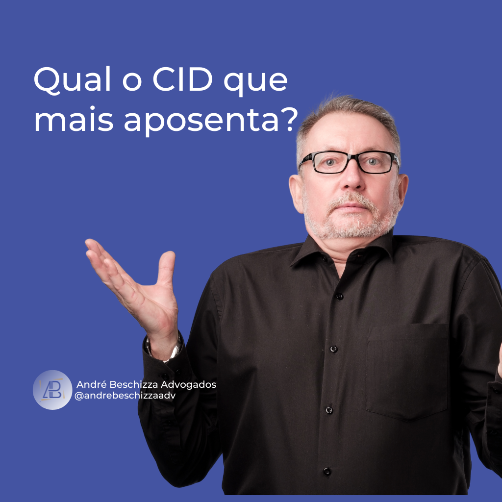 Qual o CID que mais aposenta?