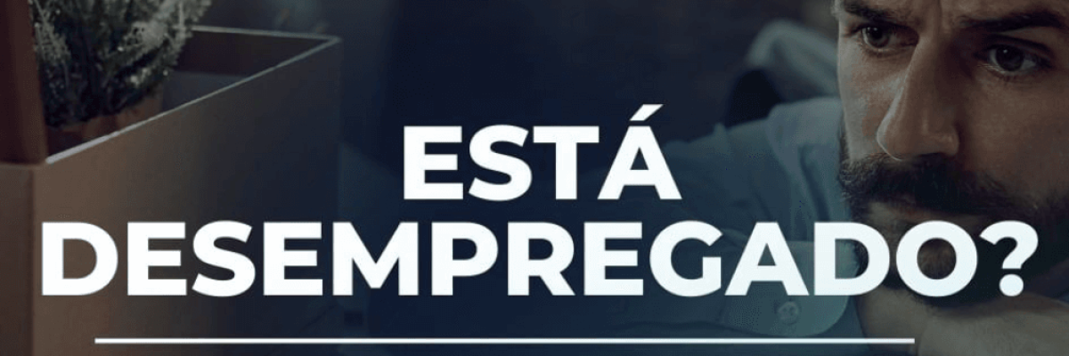 Está desempregado? Você pode ter direito a auxílio e aposentadoria do INSS. Um homem pensando na frase: está desempregado? Você pode ter direito a auxílio e aposentadoria do INSS.