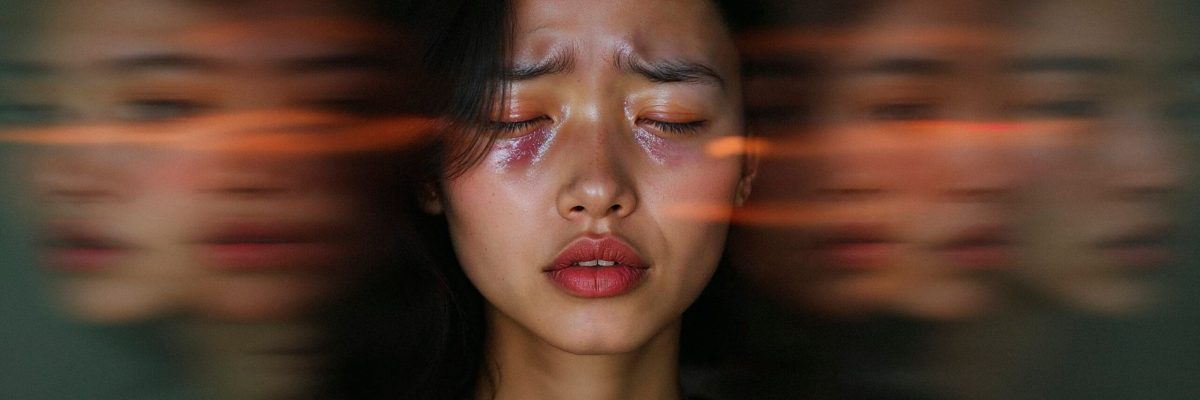 mulher-com-os-olhos-fechados-e-rosto-triste-com-movimento-borrado